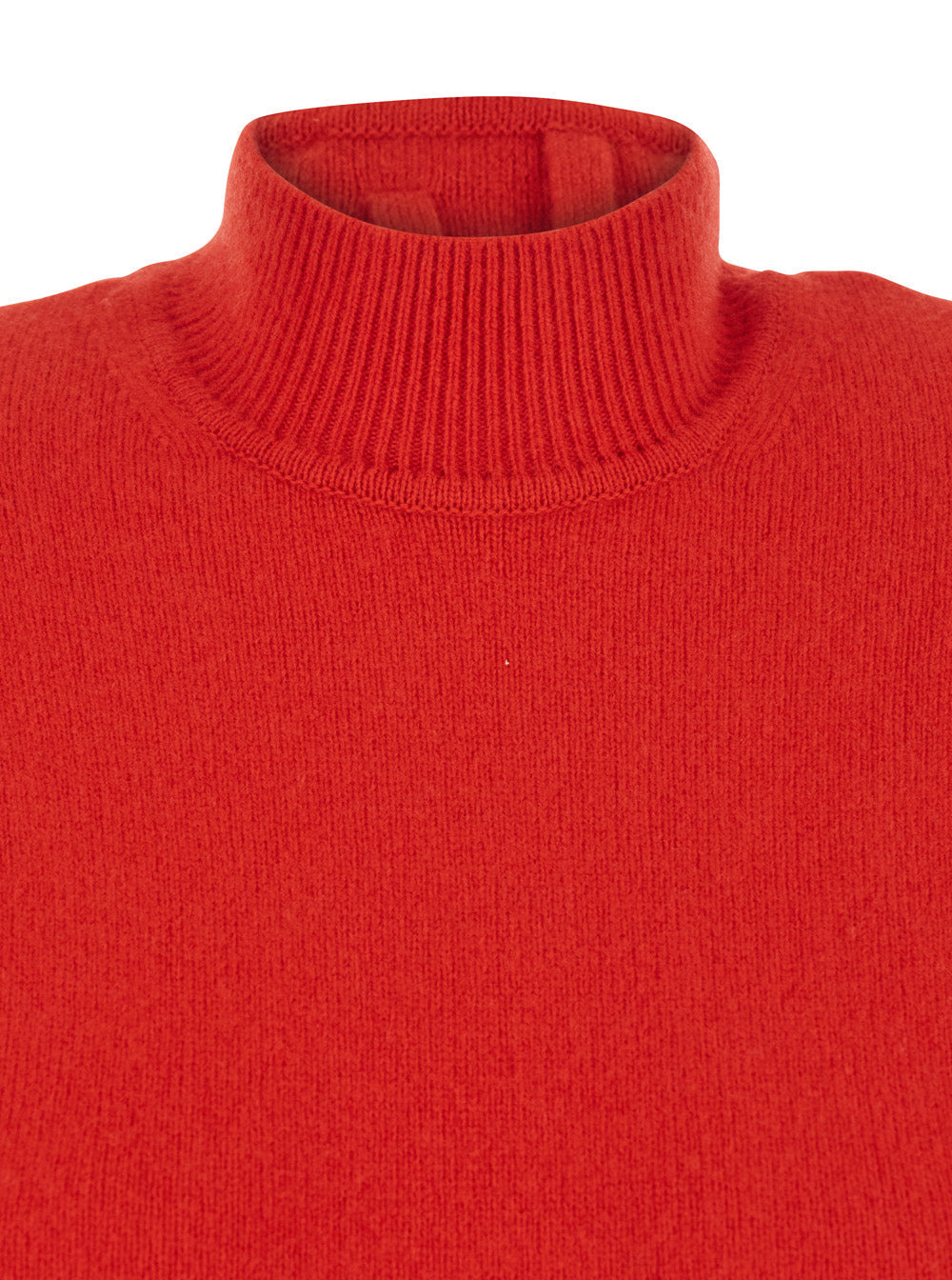 Jacquemus Women 'La Robe Maille Castagna' Red Dress With High Ribbed Neck In Wool Woman - 3