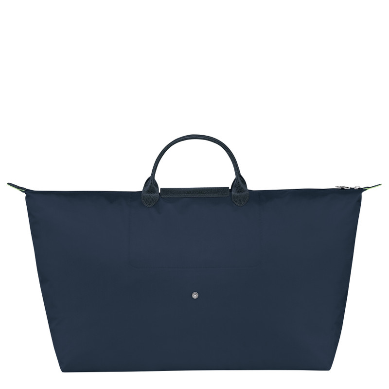 Le Pliage Green M Travel bag Navy - Recycled canvas 3
