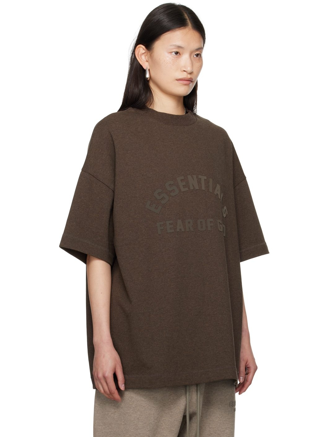 Brown Bonded T-Shirt - 2