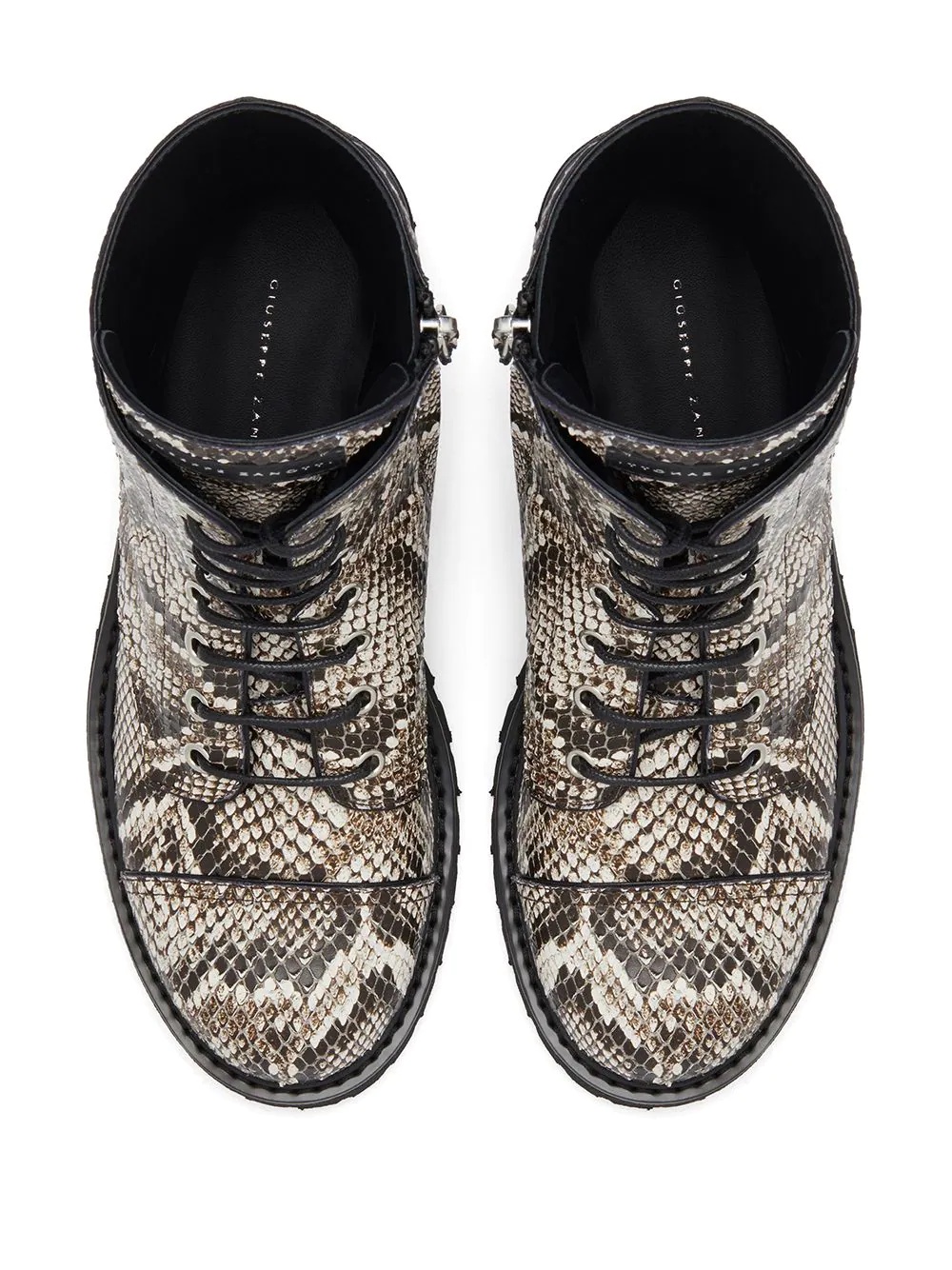 Thora snakeskin-effect boots - 4
