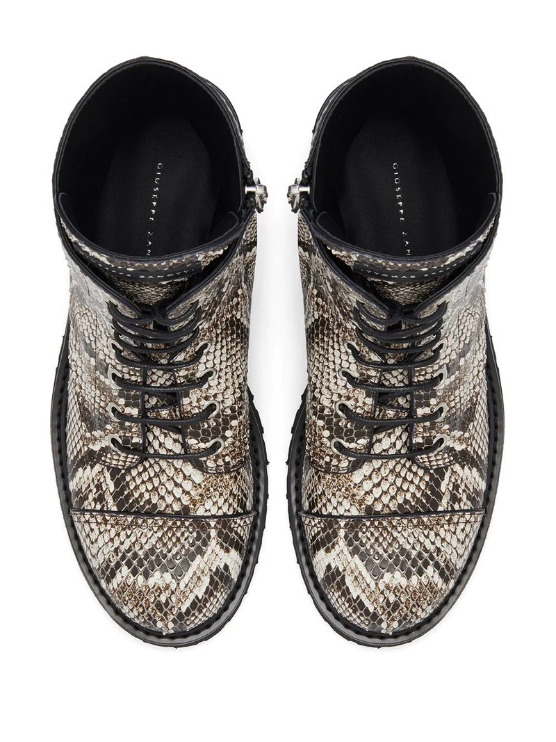 Thora snakeskin 효과 부츠 4