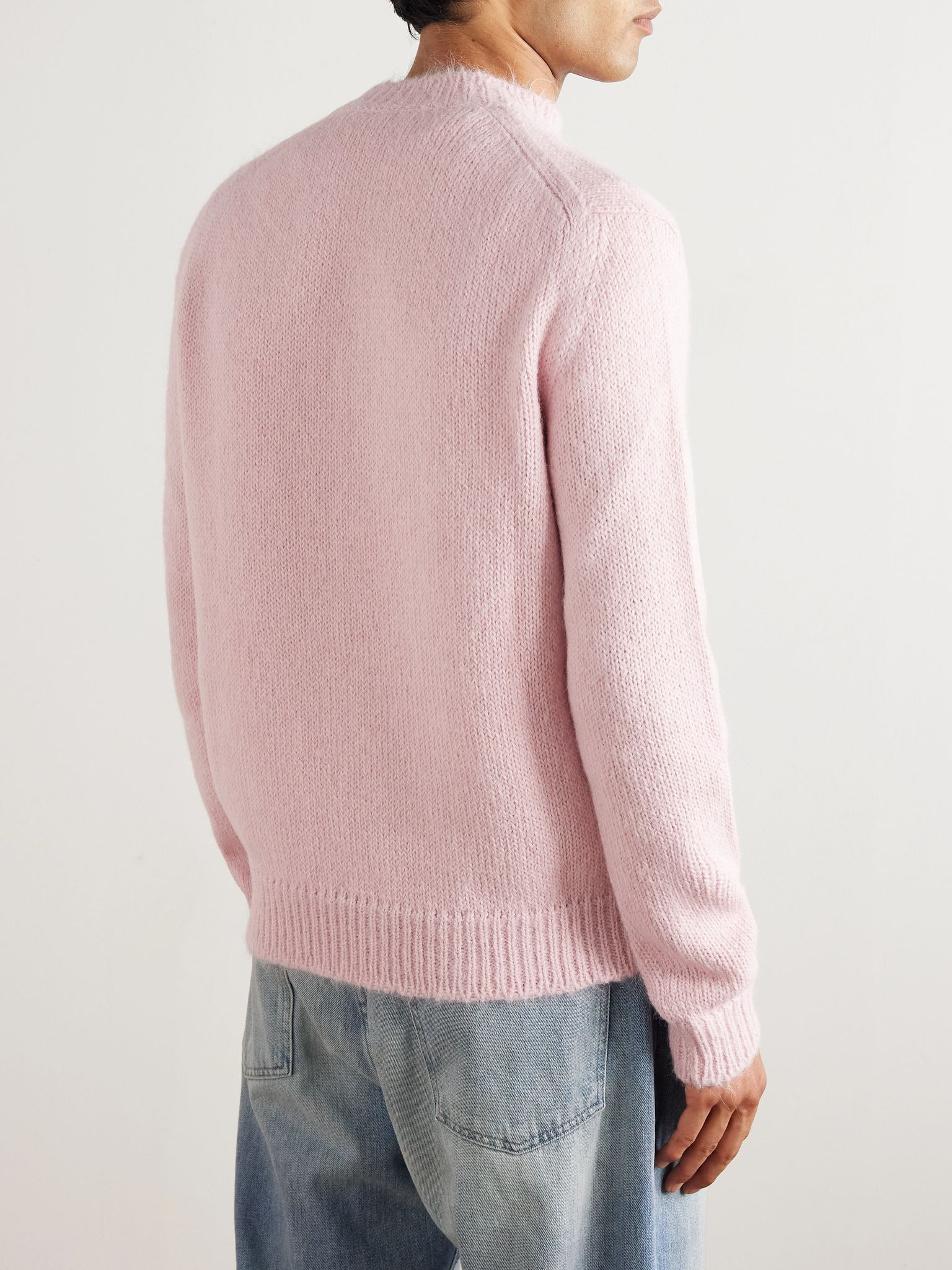 Alpaca-Blend Sweater Pink - 4