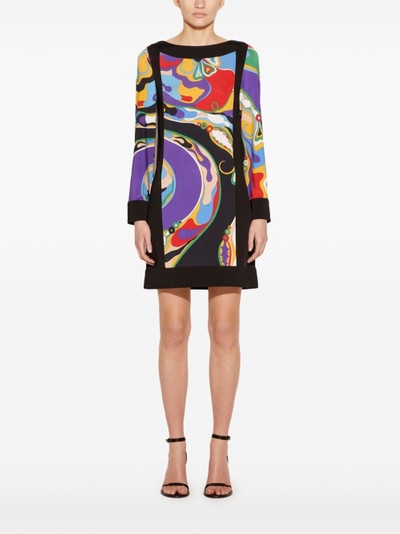 PUCCI Orchidee-print mini dress outlook