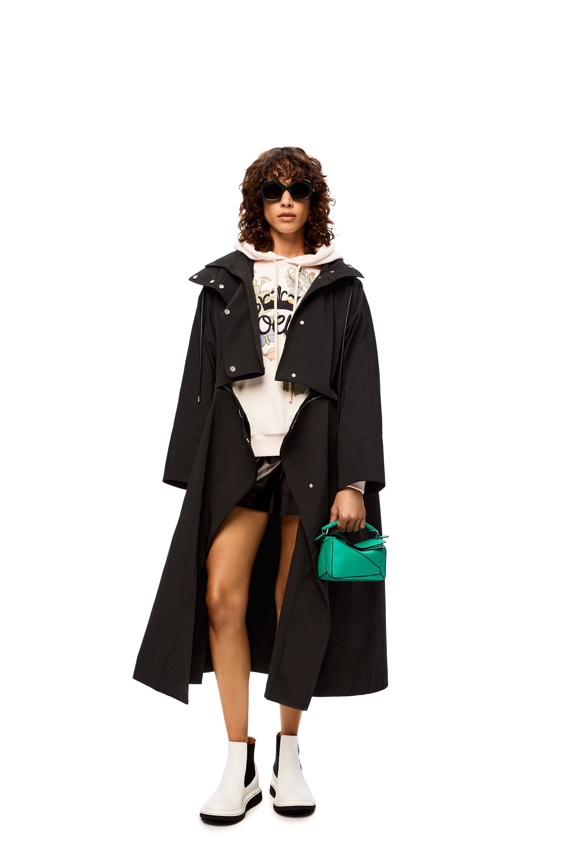 Long hooded parka - 2