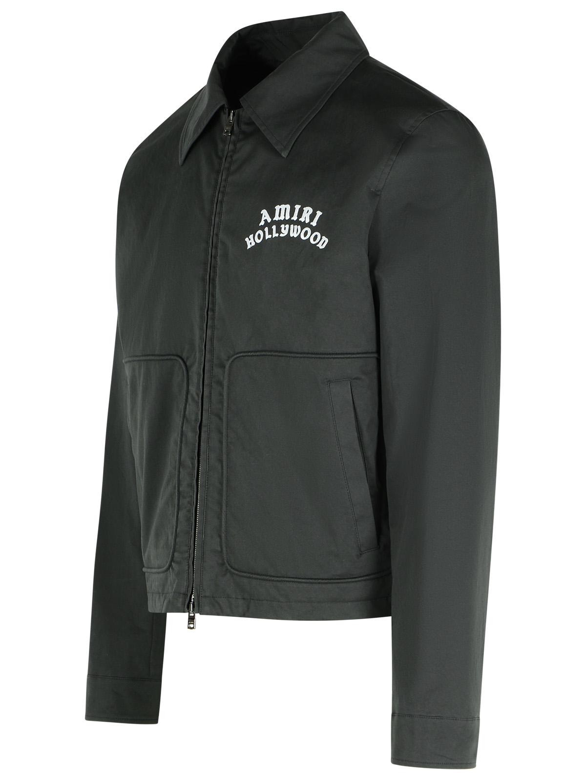 Amiri 'Hollywood' Black Cotton Jacket Men - 2