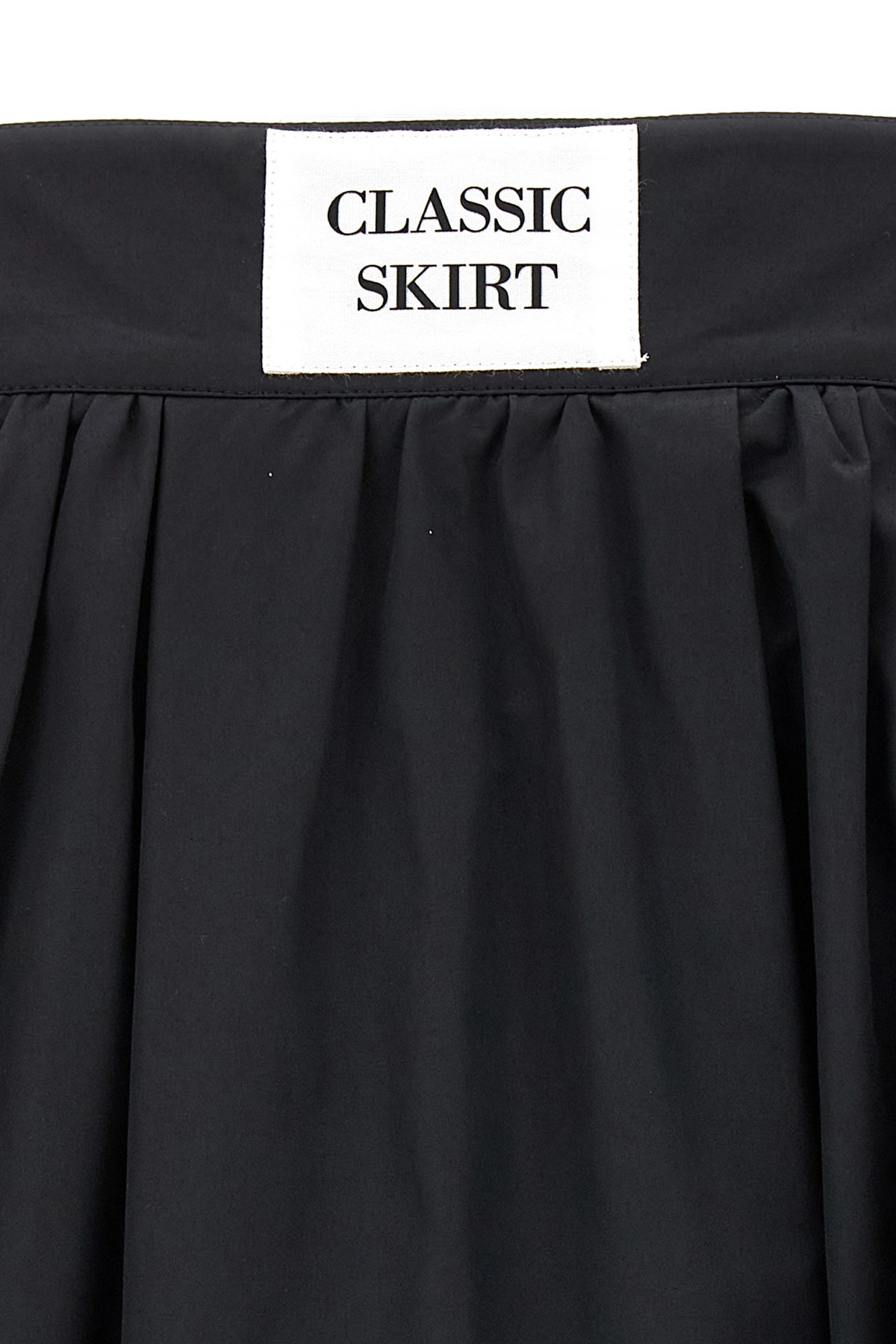 Jewel button nylon blend skirt - 5