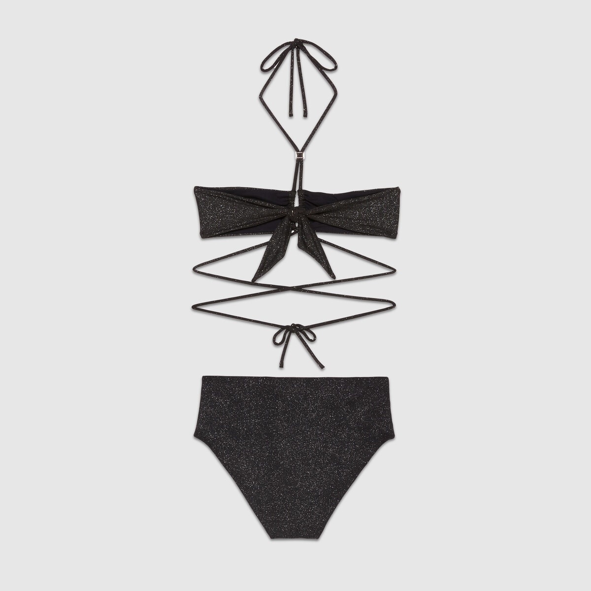 Sparkling jersey bikini set - 7