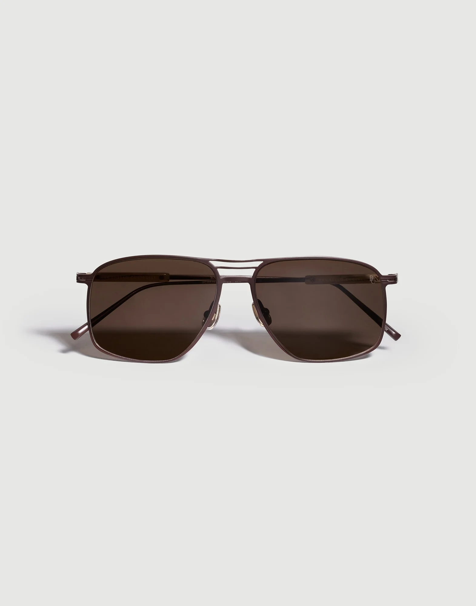 Rectangular titanium sunglasses - 1