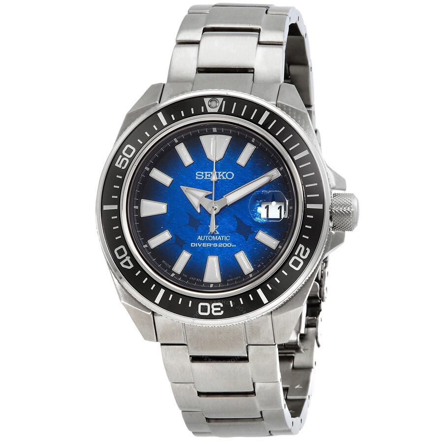 Seiko - Seiko Prospex Blue "Manta Ray" Dial Automatic Men's Watch SRPE33 - 1