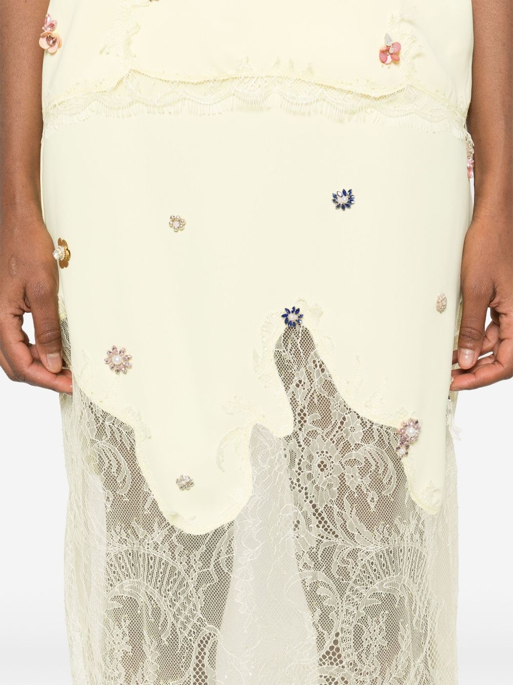 crepe cady midi skirt - 5