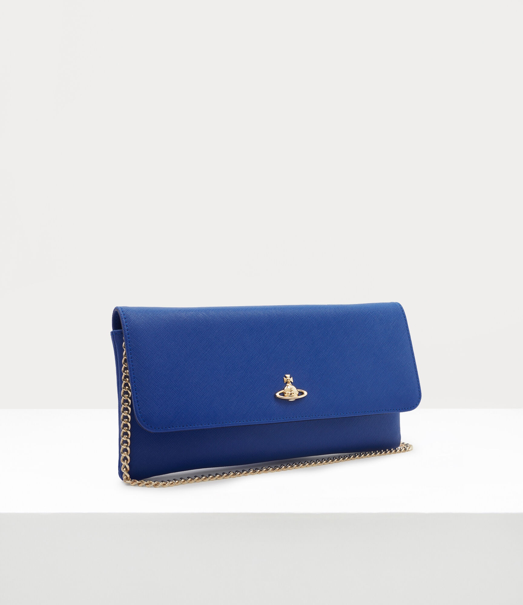 SAFFIANO CLUTCH WITH FLAP - 2