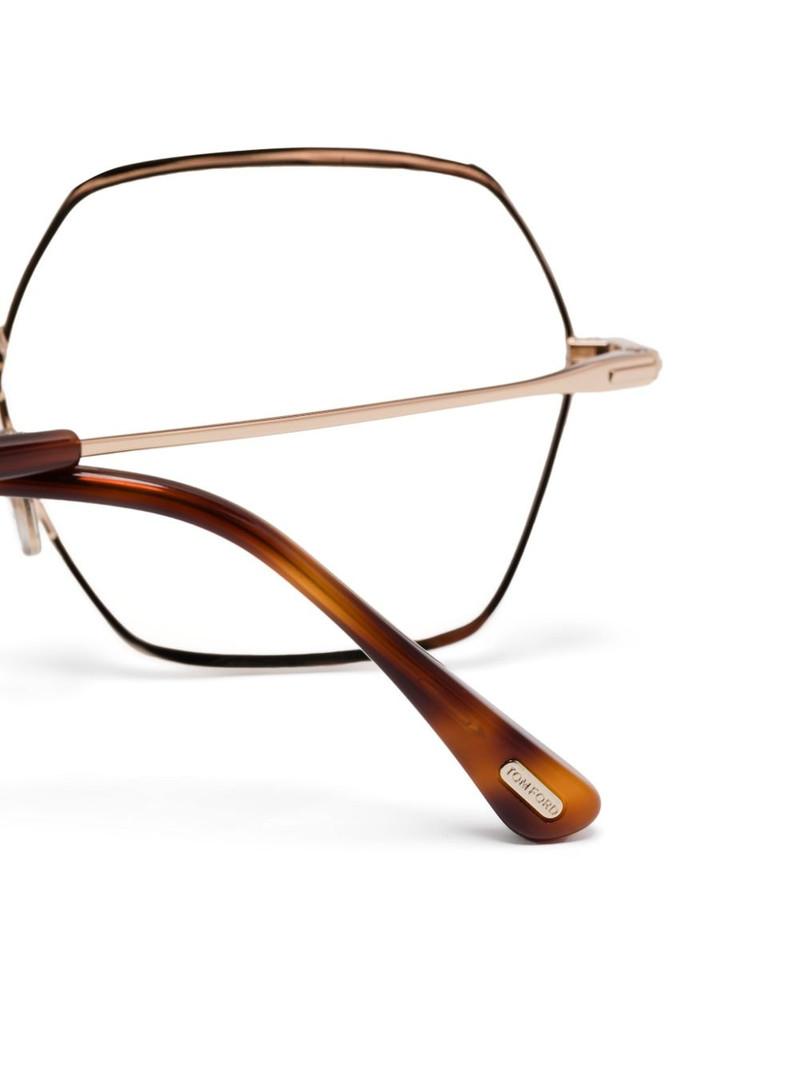 geometric-frame glasses 3