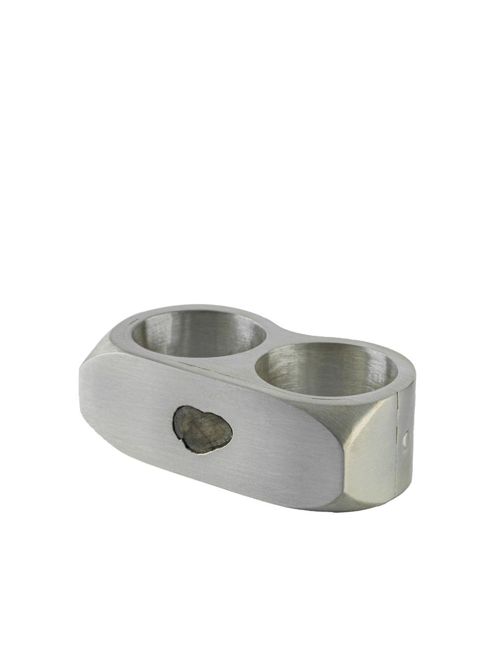 double-ring diamond slab ring - 3