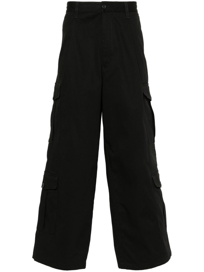twill-weave cargo pants 1