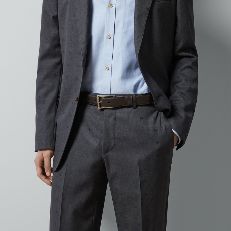 GUCCI Reversible belt with rectangular buckle outlook