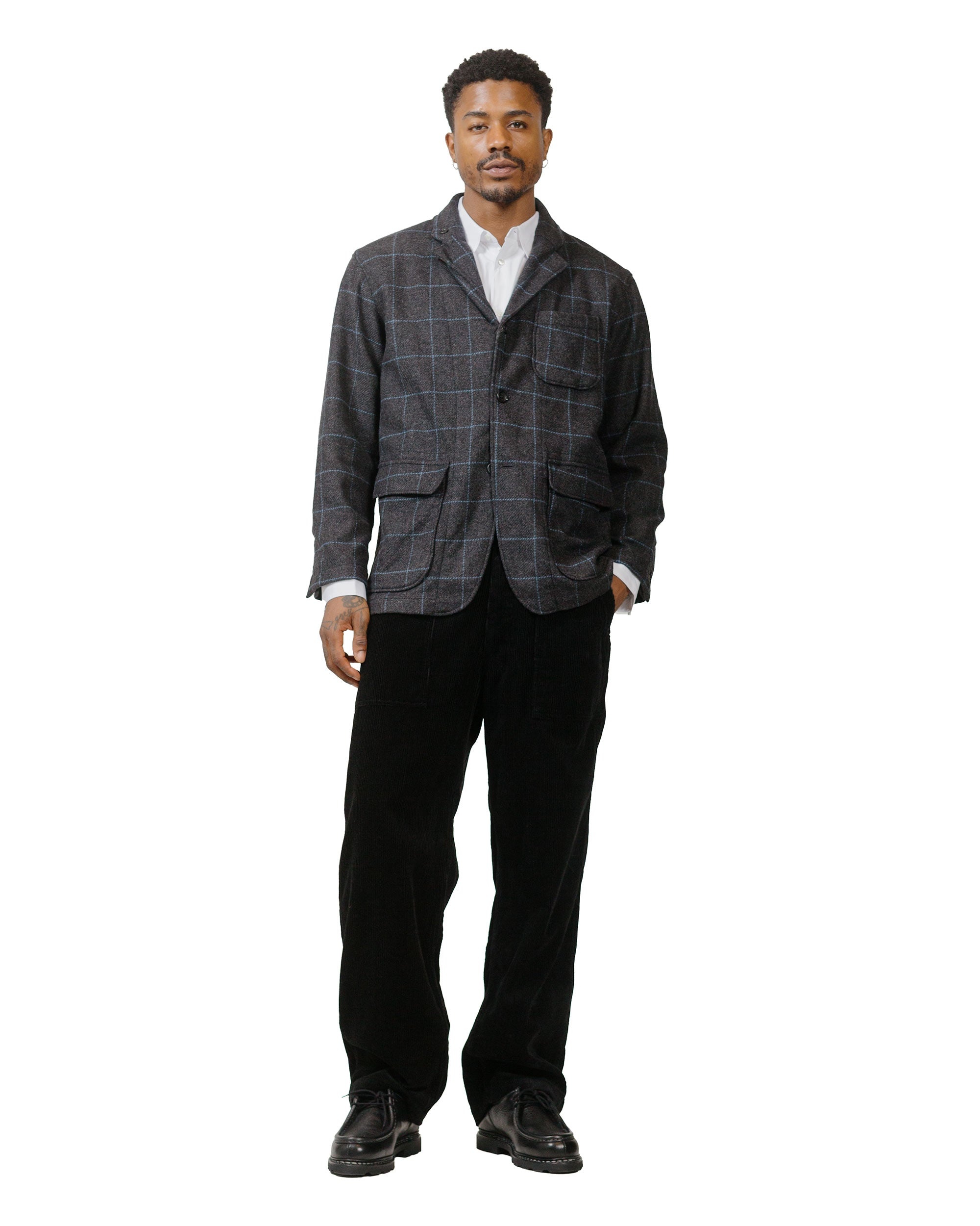 Fatigue Pant Black Cotton 8W Corduroy - 4