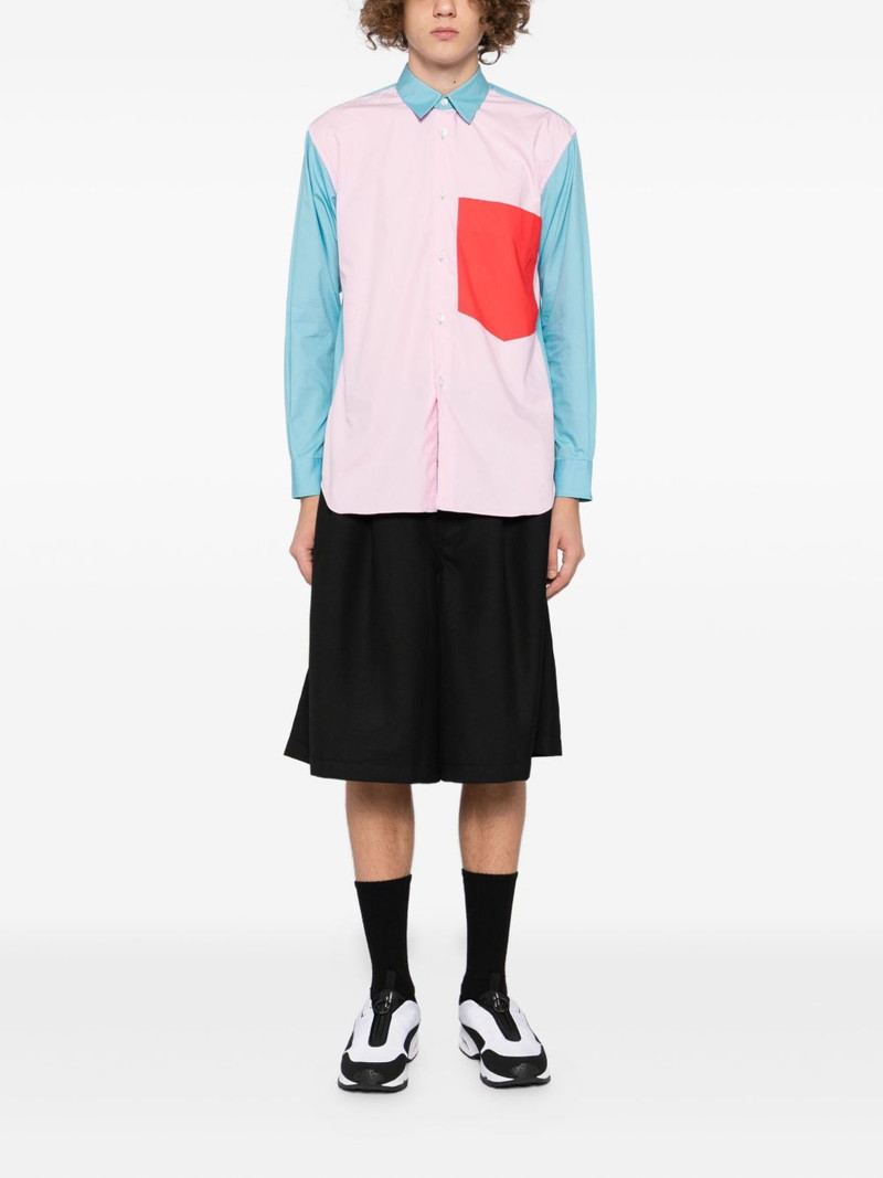 Comme des Garçons SHIRT colour-patch shirt outlook