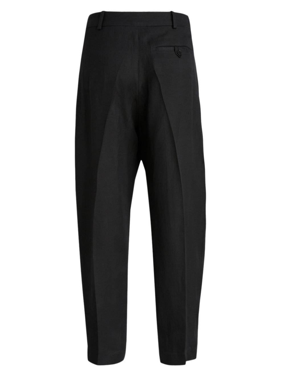 pressed-crease tapered trousers - 2