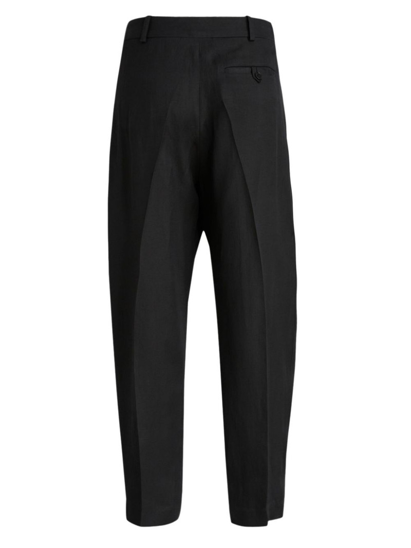 Stella McCartney pressed-crease tapered trousers outlook