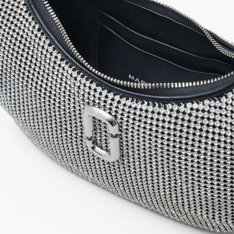 THE RHINESTONE J MARC SMALL CURVE BAG 6