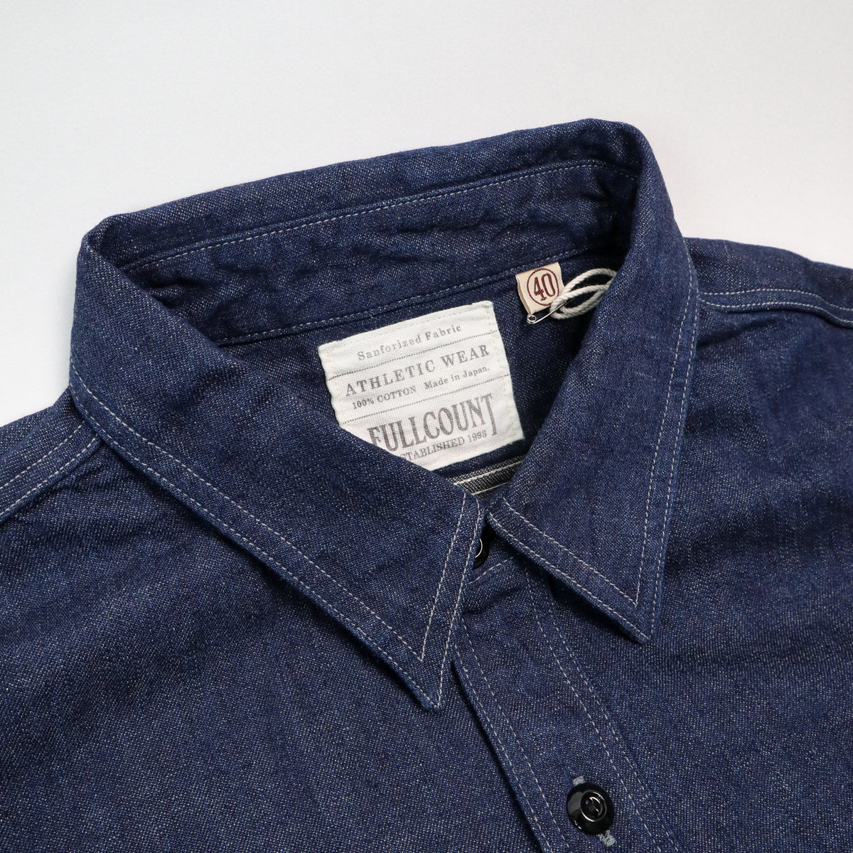 4890-19 Denim Work Shirt Indigo Blue - 2