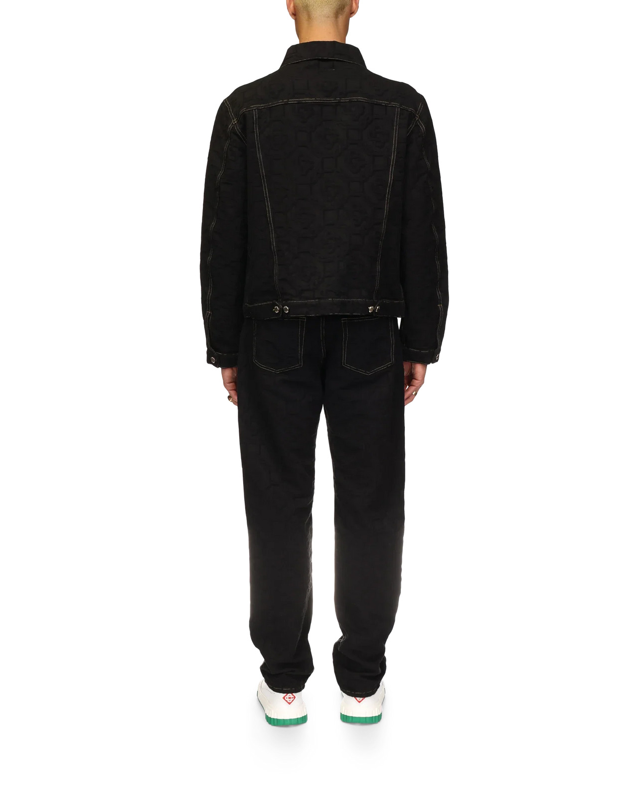 Monogram Jacquard Denim Jacket - 4