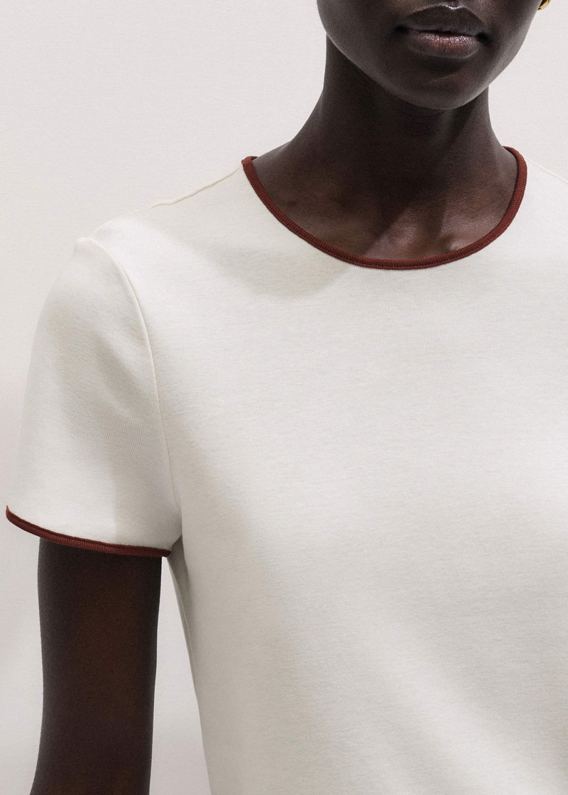 ME+EM Contrast Trim Slim Tee outlook
