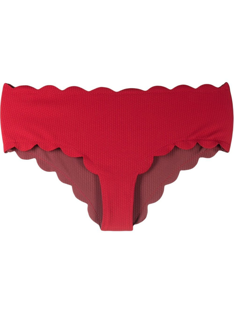 Spring scallop-edge bikini bottoms 1