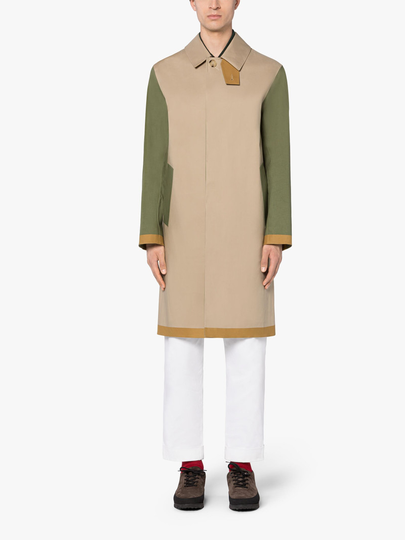 Mackintosh OXFORD FAWN PATCHWORK BONDED COTTON 3/4 COAT outlook