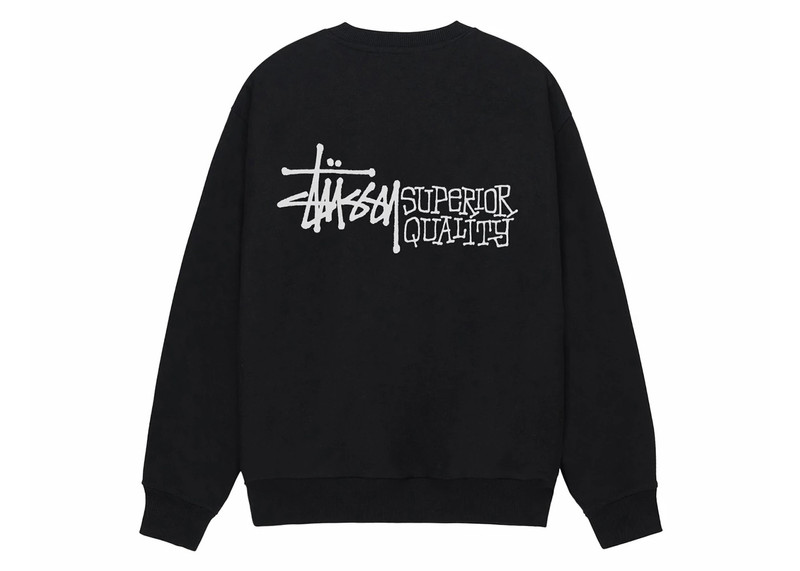 Stüssy Stussy Superior Quality Crew Black outlook