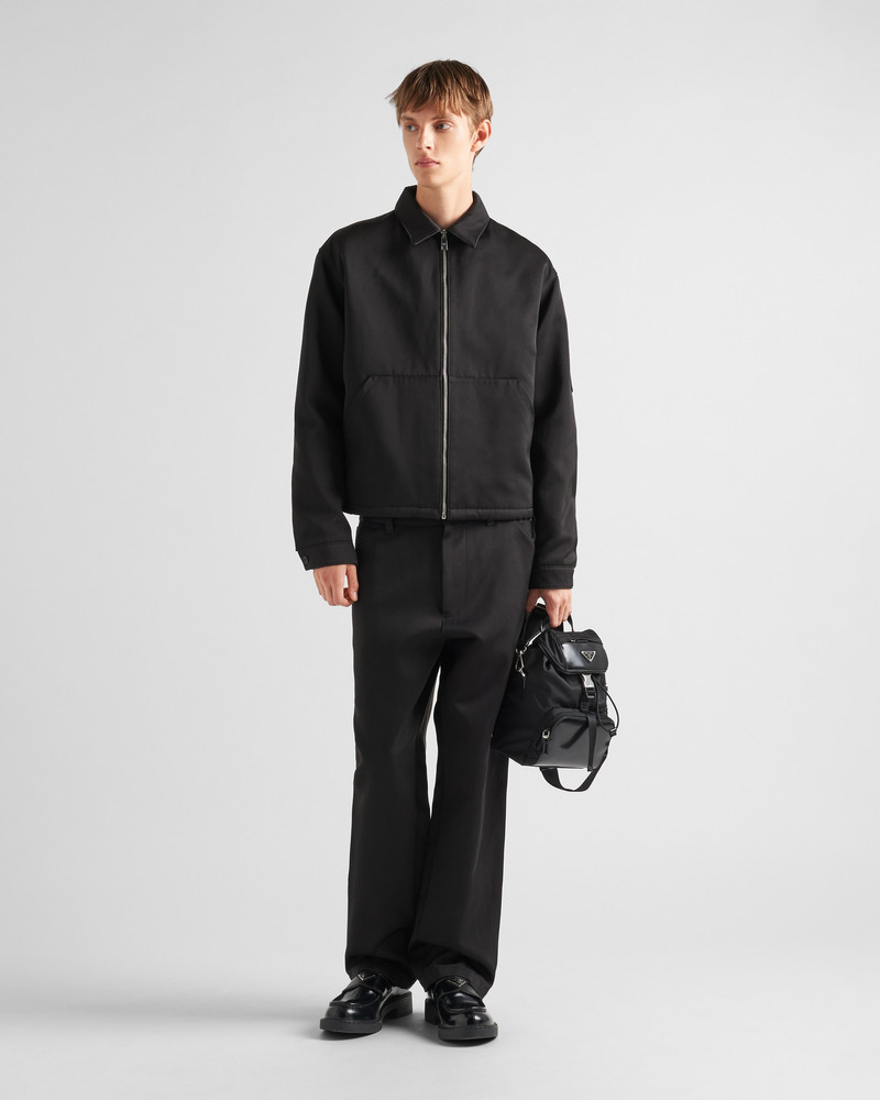 Prada Re-Nylon and brushed leather backpack outlook