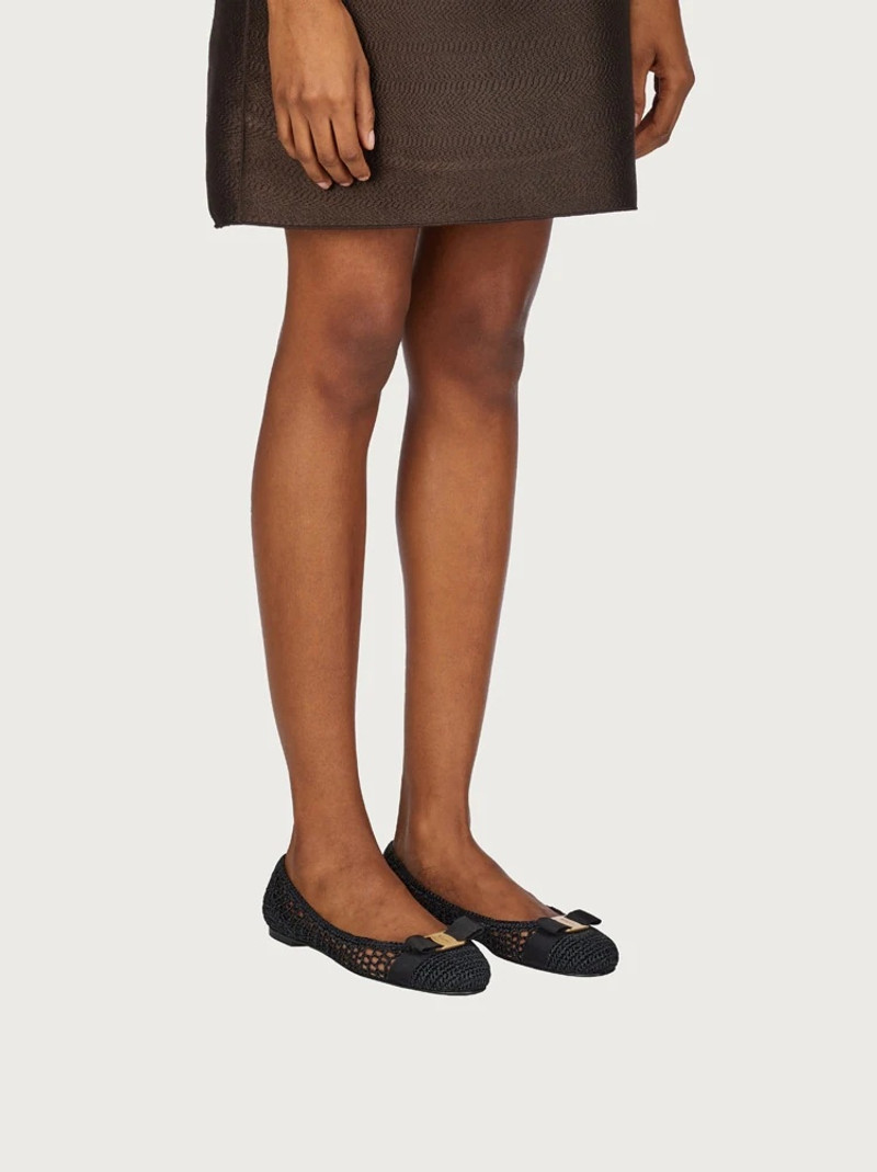 FERRAGAMO WOVEN VARINA BALLET FLAT outlook