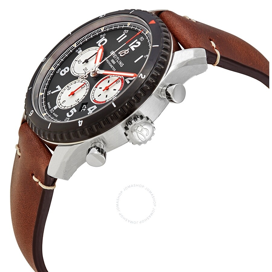 Breitling Aviator 8 Chronograph Automatic Black Dial Men's Watch AB01194A1B1X1 - 2