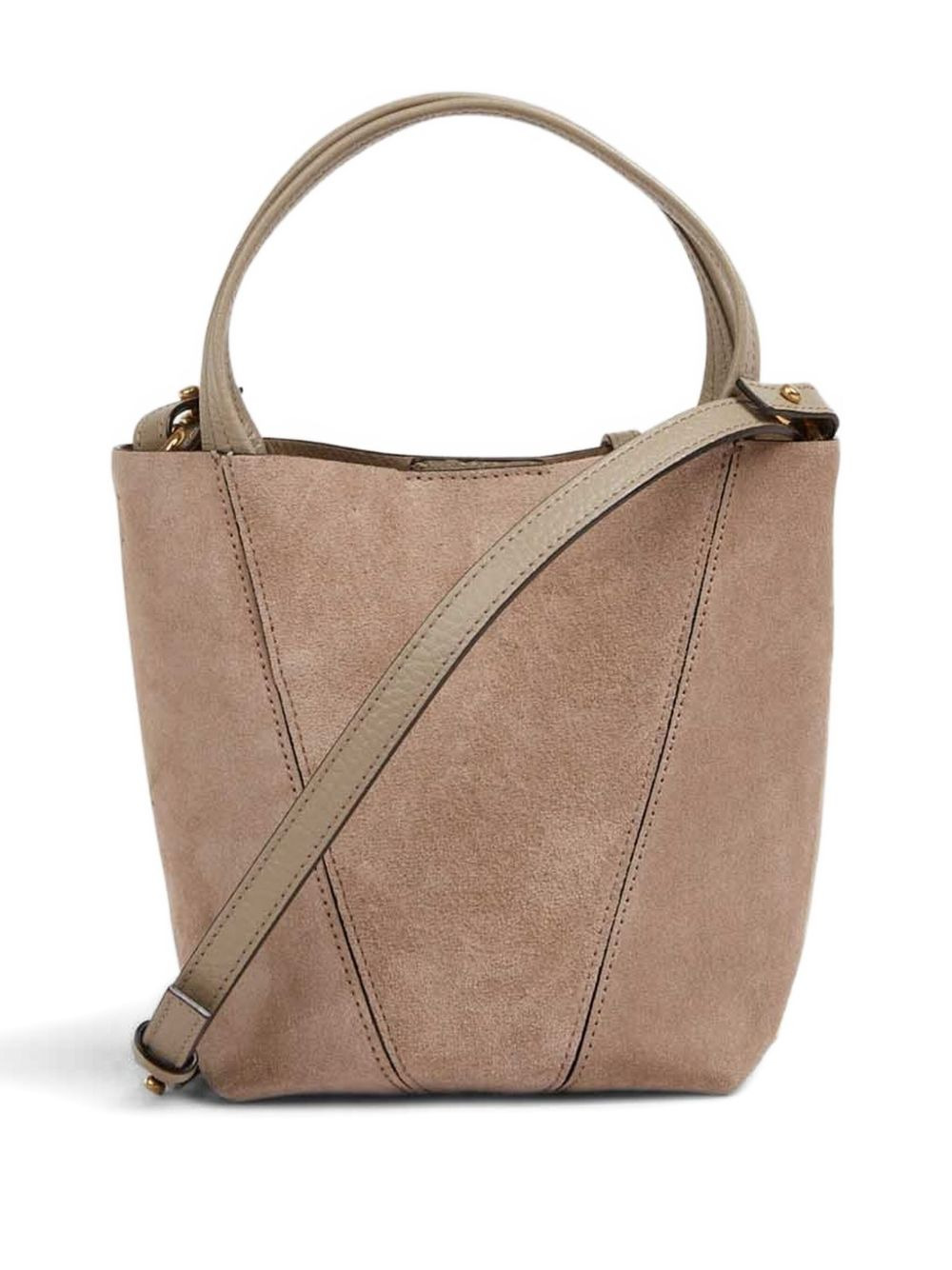 small Spin suede tote bag - 2