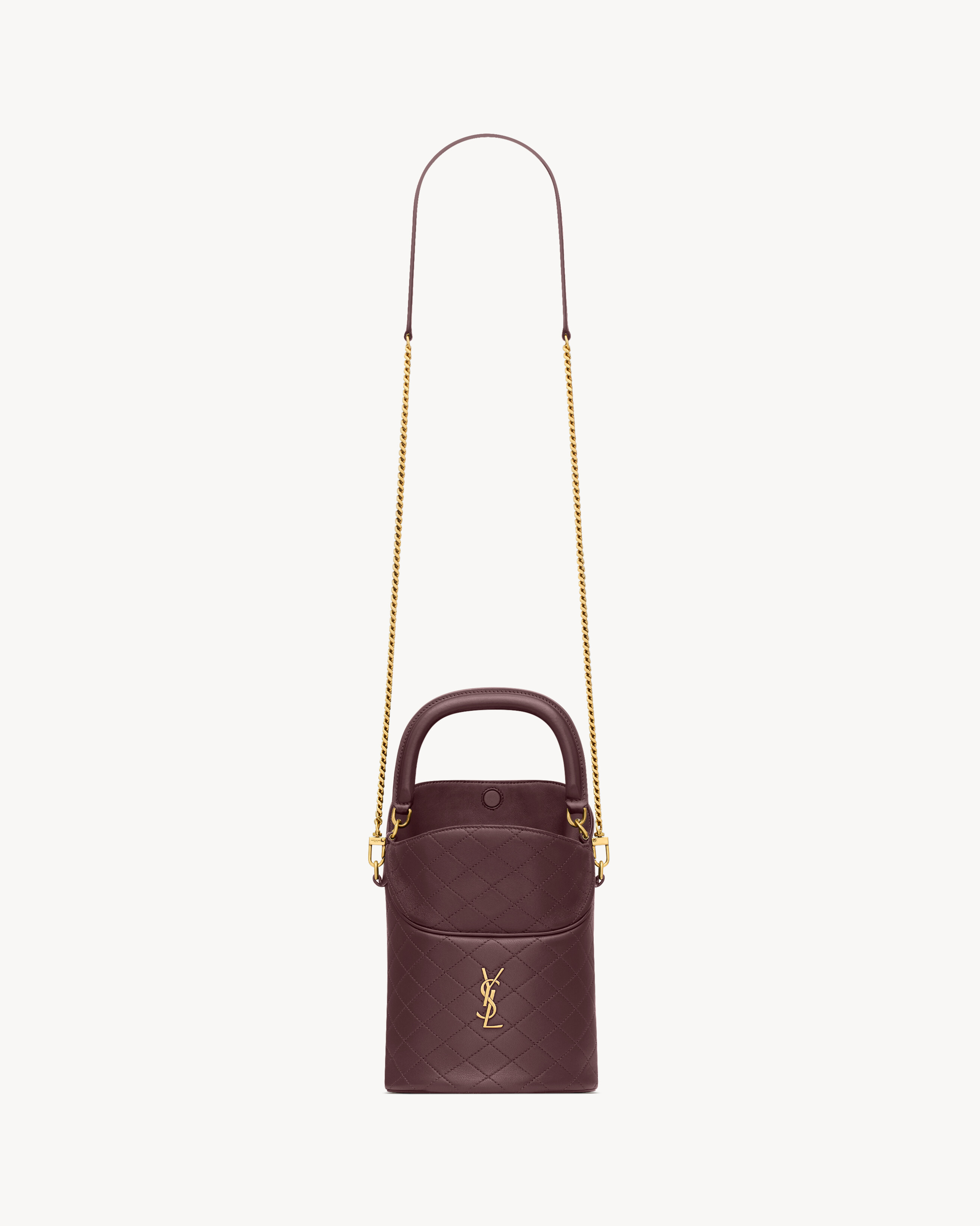 GABY BUCKET BAG IN LAMBSKIN - 5