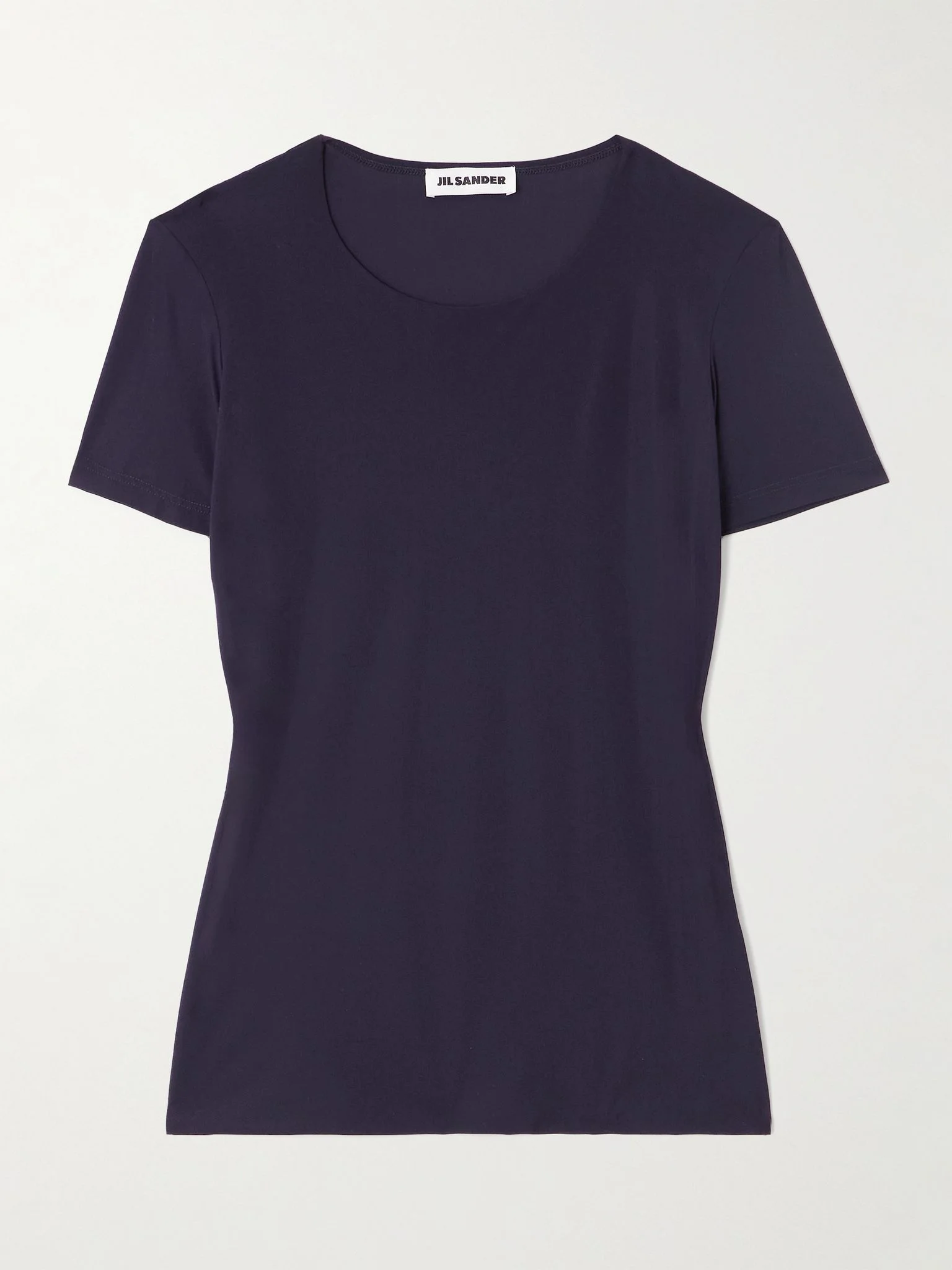 Stretch-jersey T-shirt Navy - 1