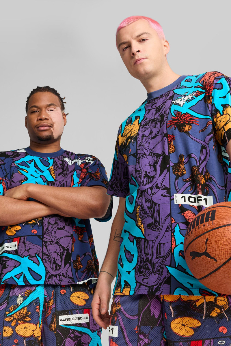 PUMA PUMA x LAMELO BALL Phoenix All Over Print Men's Tee outlook