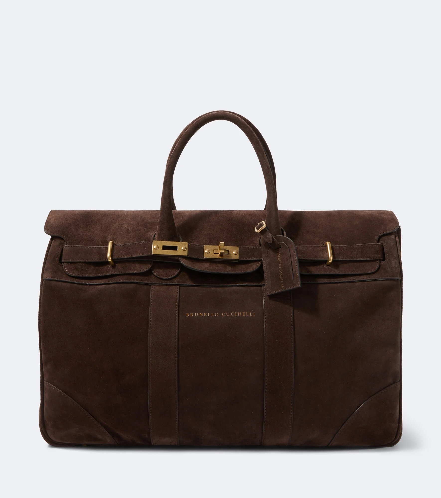 Suede duffel bag - 1