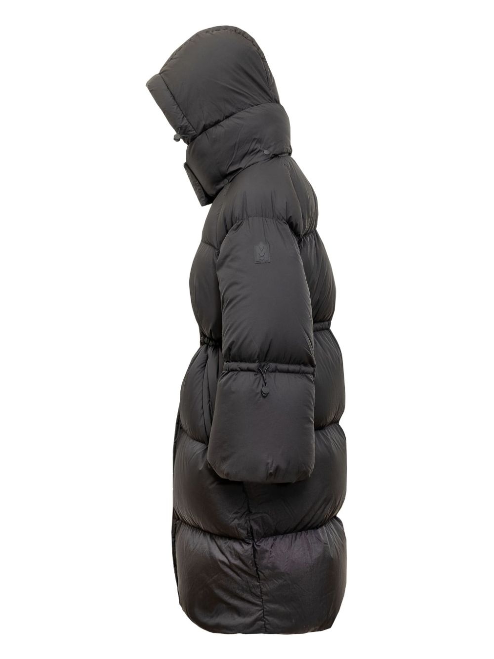logo-patch down coat - 3