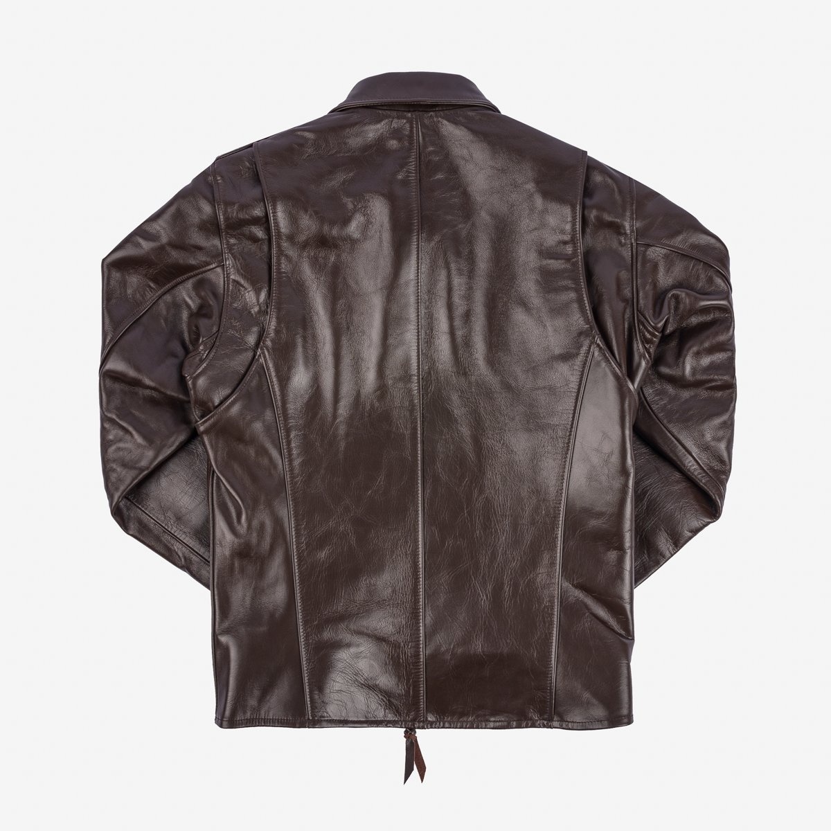 IHJ-129-BRN Japanese Horsehide Rider's Jacket - Brown - 6