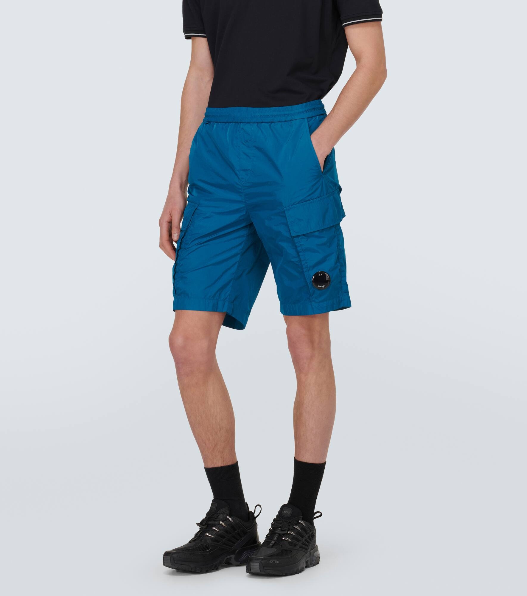 Taffeta cargo shorts - 3