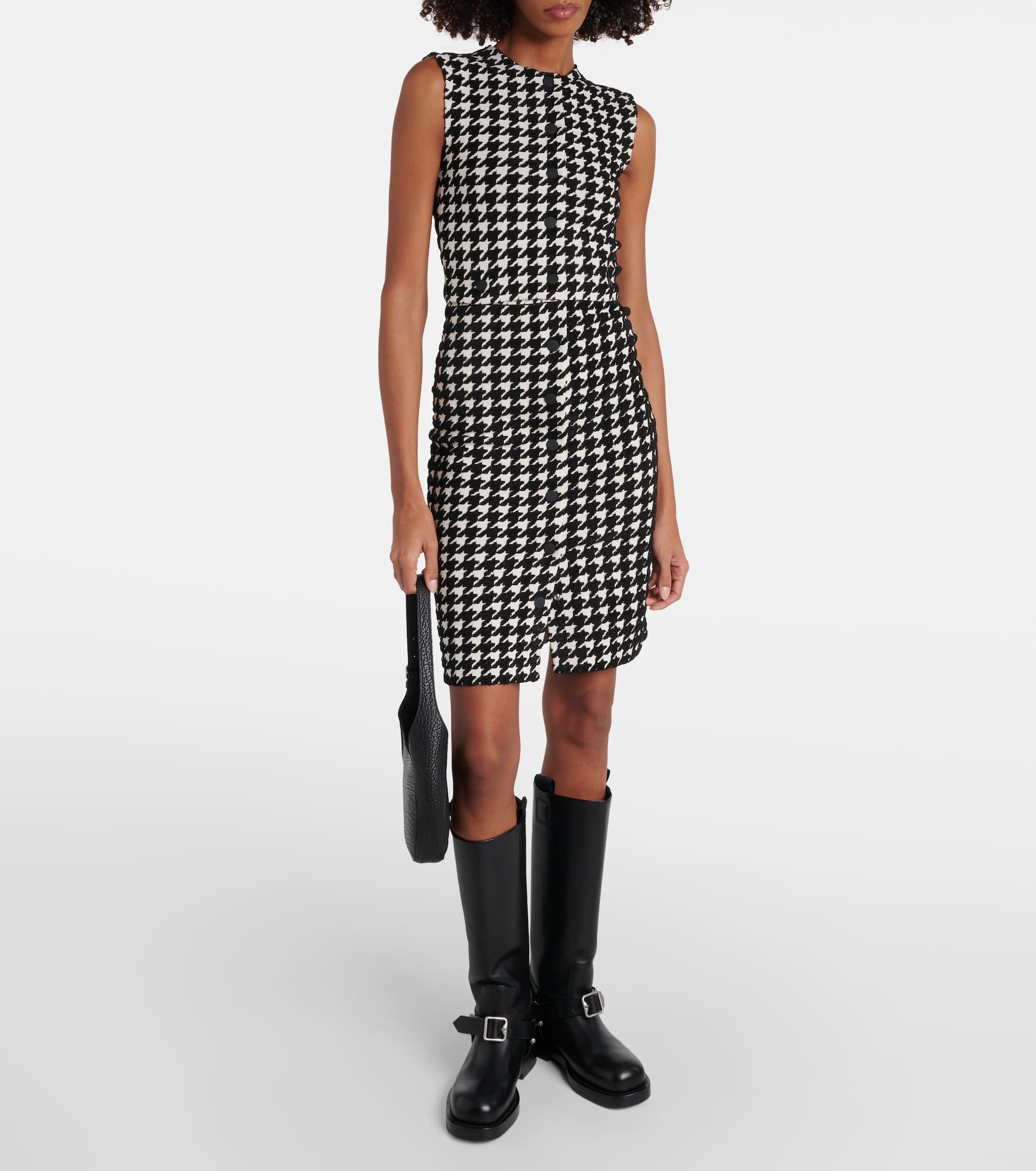 Checked minidress - 2