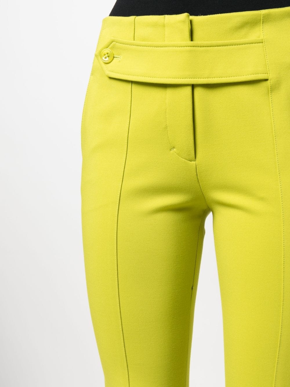 flared-leg button-detail trousers - 5