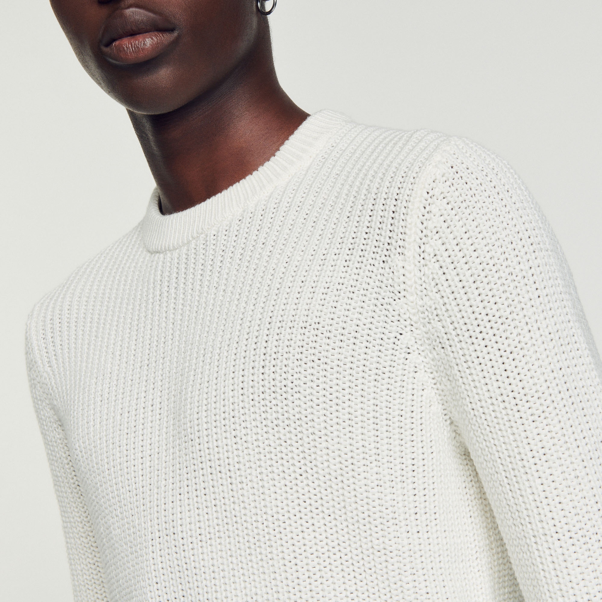 Cotton and silk sweater - 4