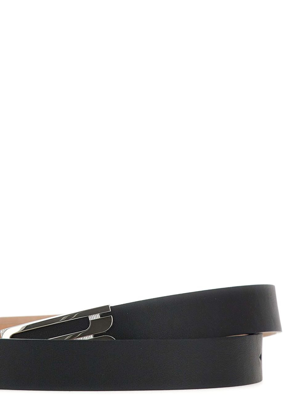 buckle leather belt - 3