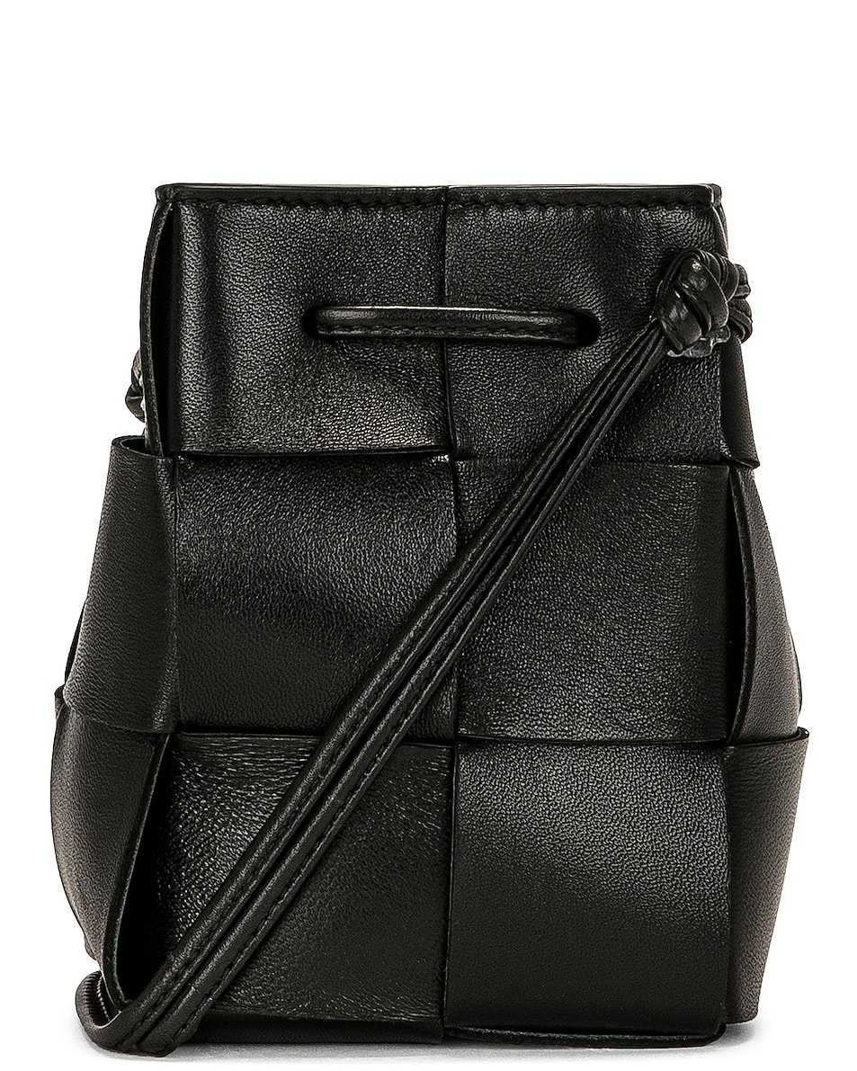 Bottega Veneta Small Intrecciato Napa Bucket Crossbody Bag