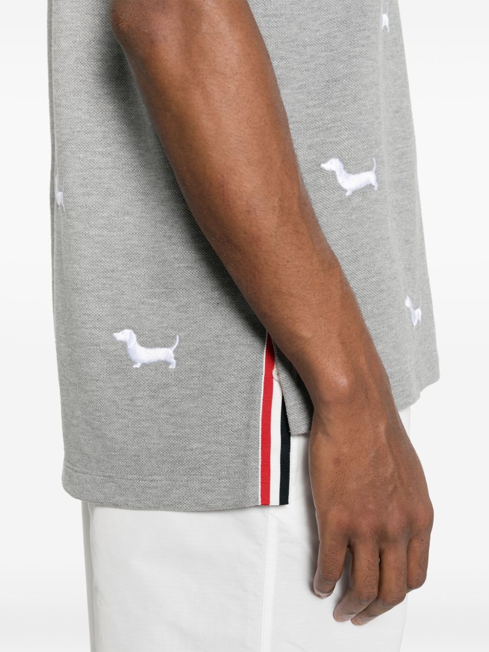 dog-embroidery T-shirt - 5