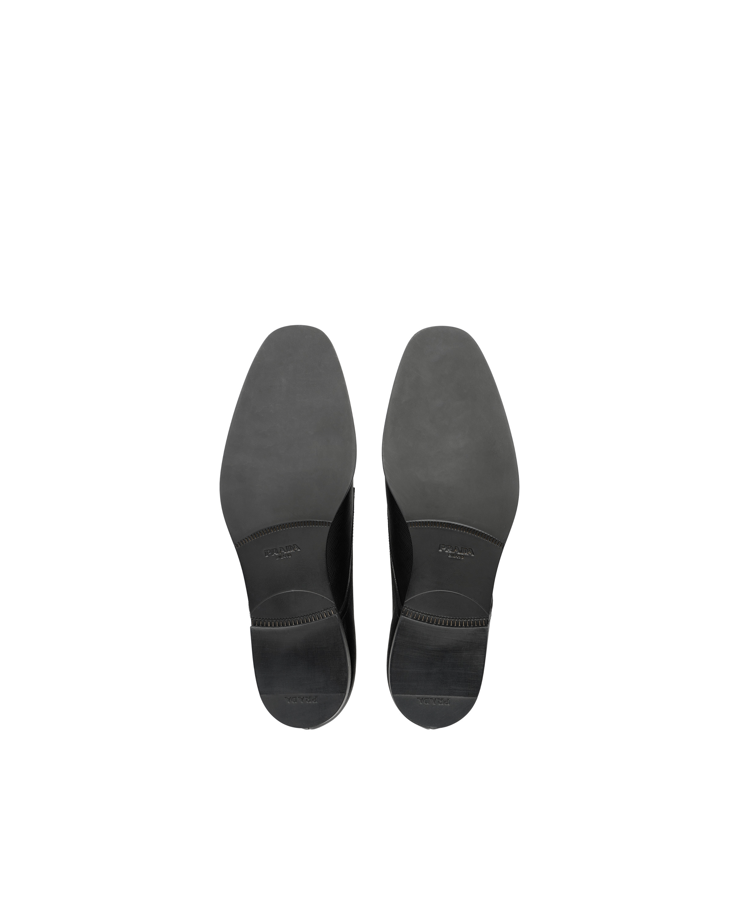 Saffiano leather derby shoes - 5
