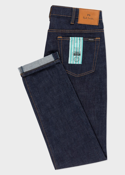 Paul Smith Slim-Fit 'Crosshatch Stretch' Jeans outlook