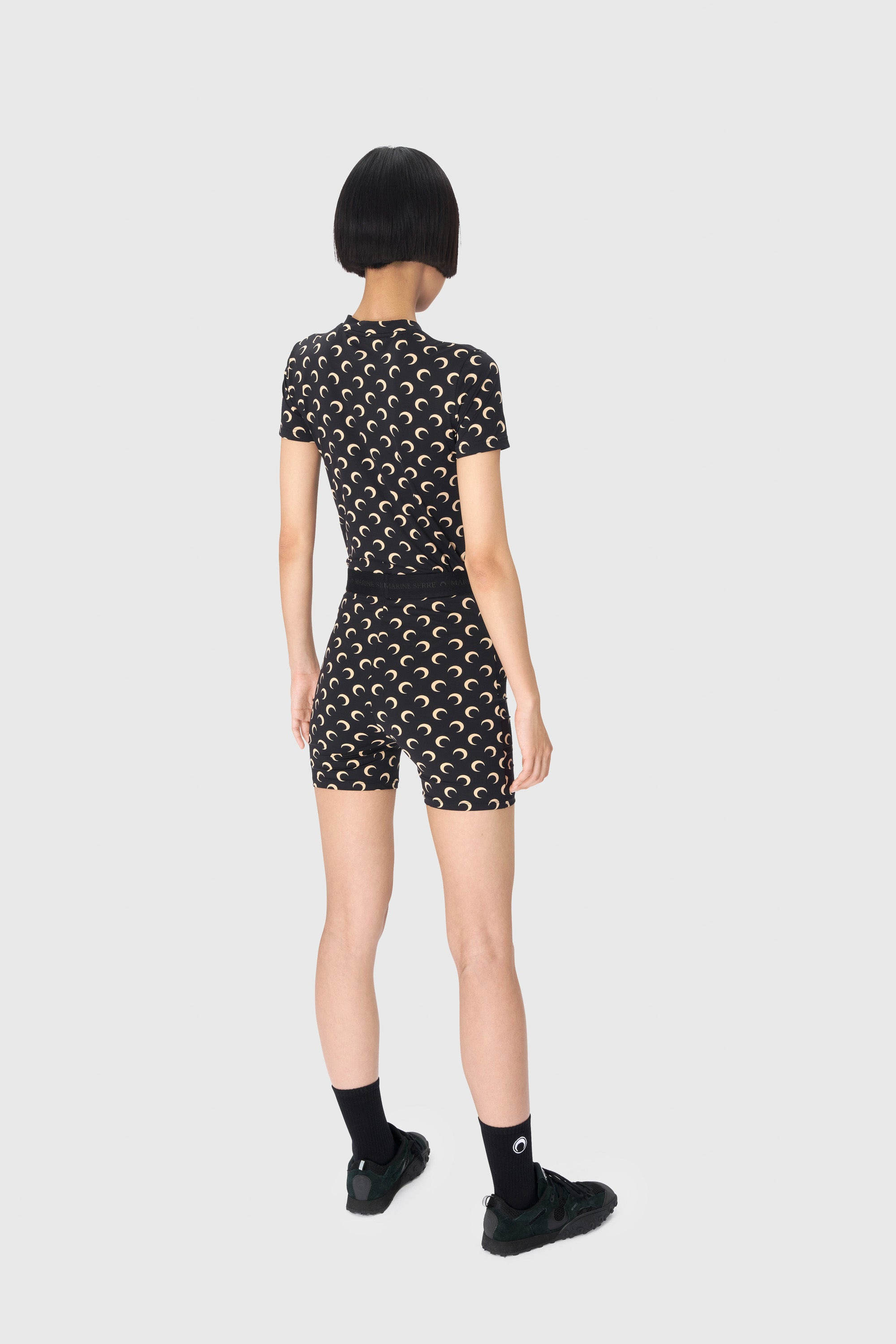 Recycled Moon Jersey Second Skin Short Sleeves Top - 6